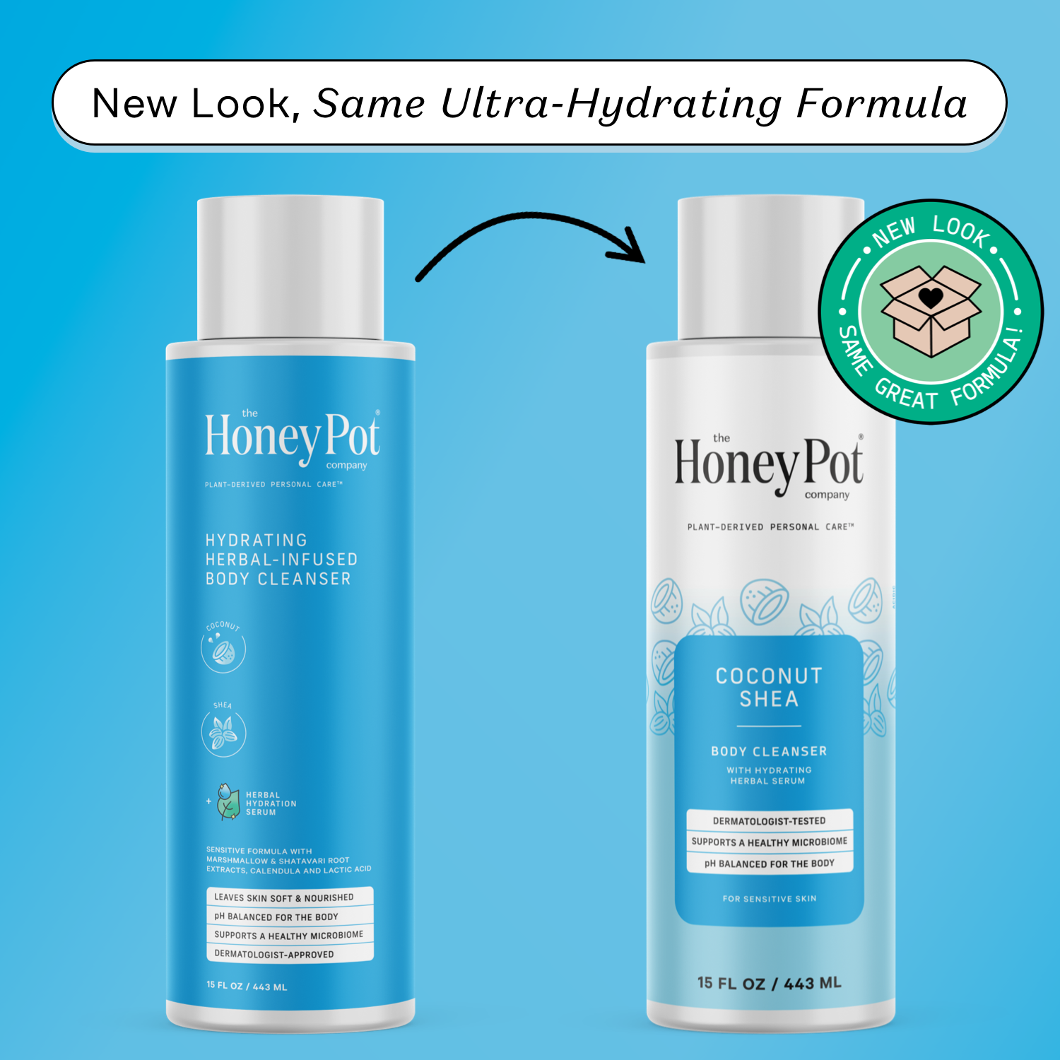 The Honey Pot Company| Coconut Shea | Hydrating Body Wash – The