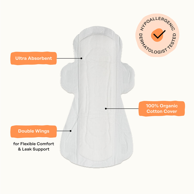 Organic Cotton Comfort Cover Super Pads
