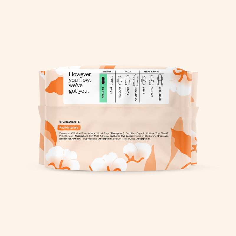 Organic Cotton Comfort Cover Regular Liners