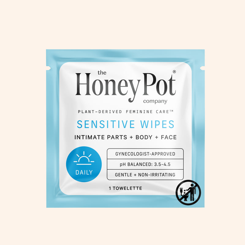Sensitive Feminine Travel Wipes