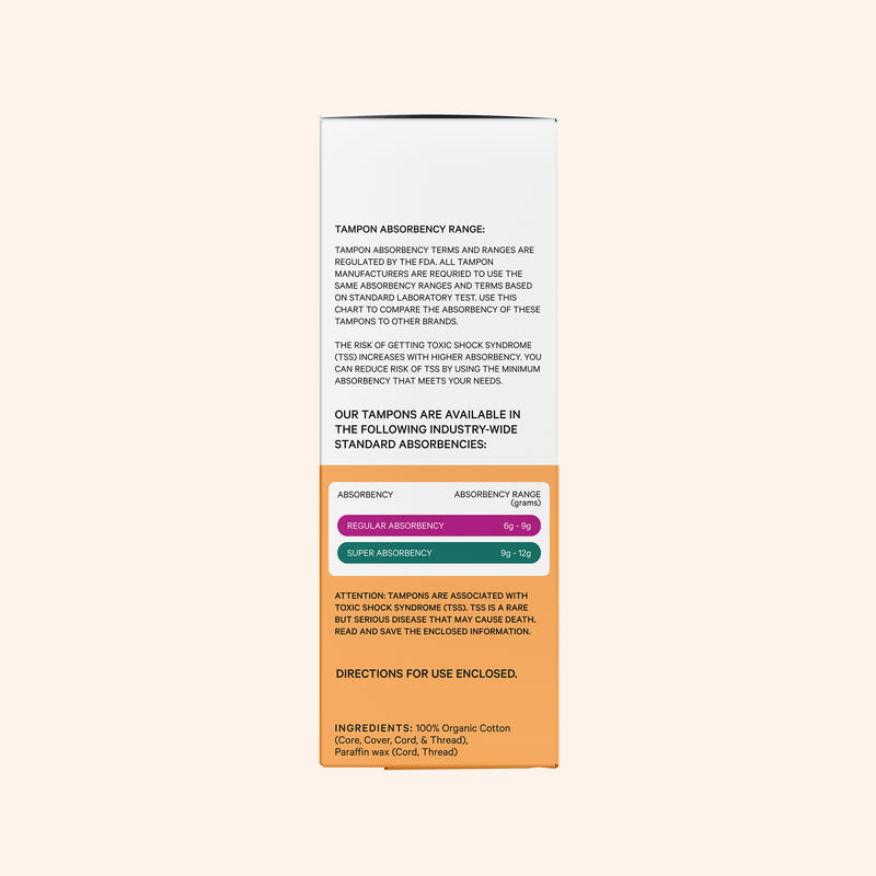 Organic Cotton Core Duo-Pack Tampons