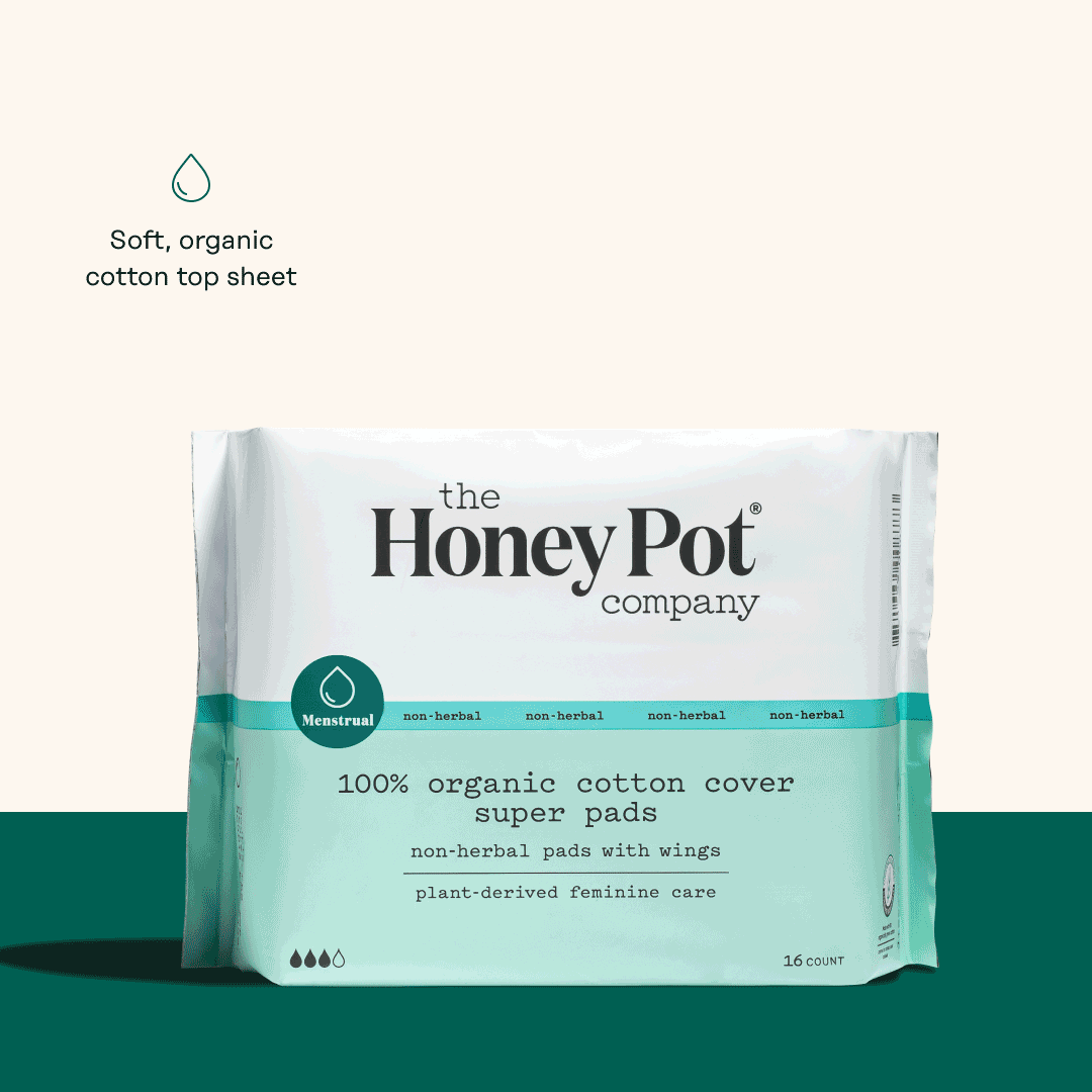 Honey Pot Non-Herbal Heavy Flow Overnight Pads – The Honey Pot - Feminine  Care