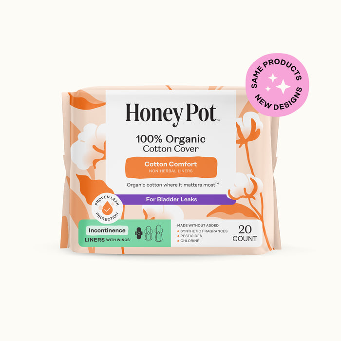 Incontinence 100% Organic Cotton Comfort Cover Liners