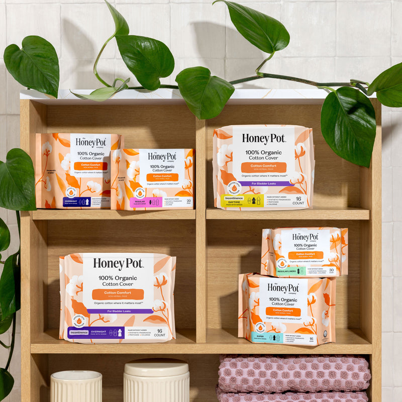 Incontinence 100% Organic Cotton Comfort Cover Nighttime Pads