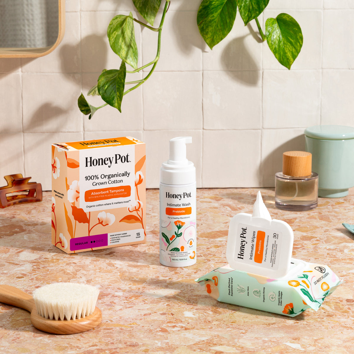 Prebiotic Intimate Wash – The Honey Pot - Feminine Care