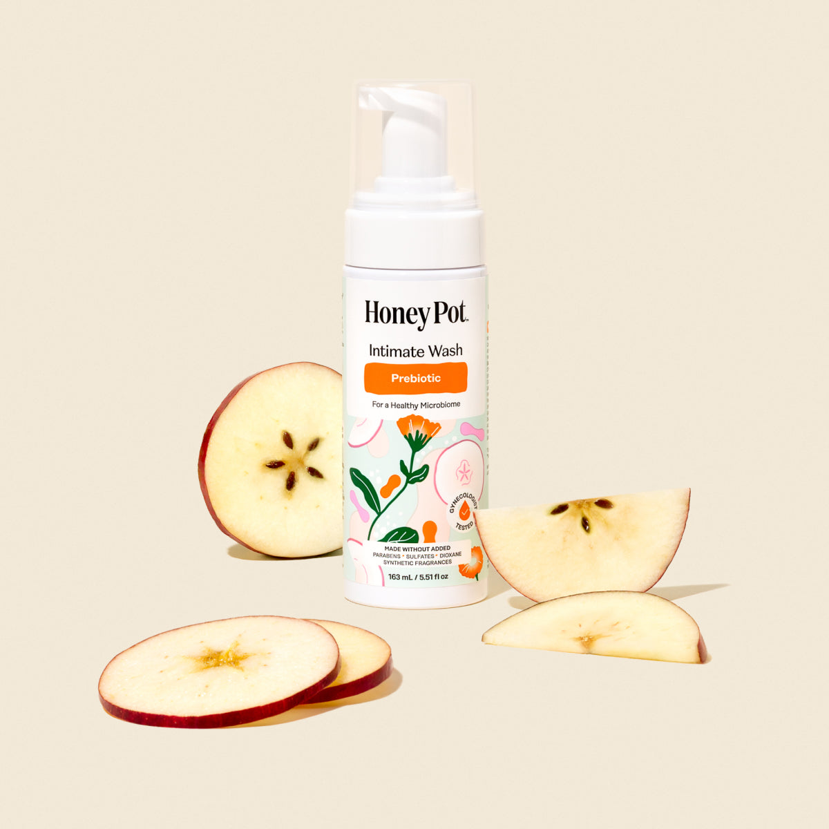 The Honey Pot Prebiotic Foaming Feminine Wash