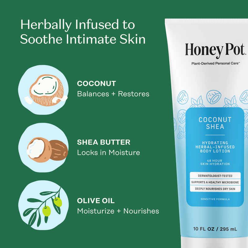 Coconut Shea Hydrating Herbal-Infused Body Lotion