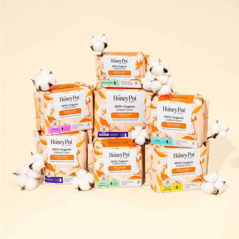 Organic Cotton Comfort Cover Heavy Flow Liners