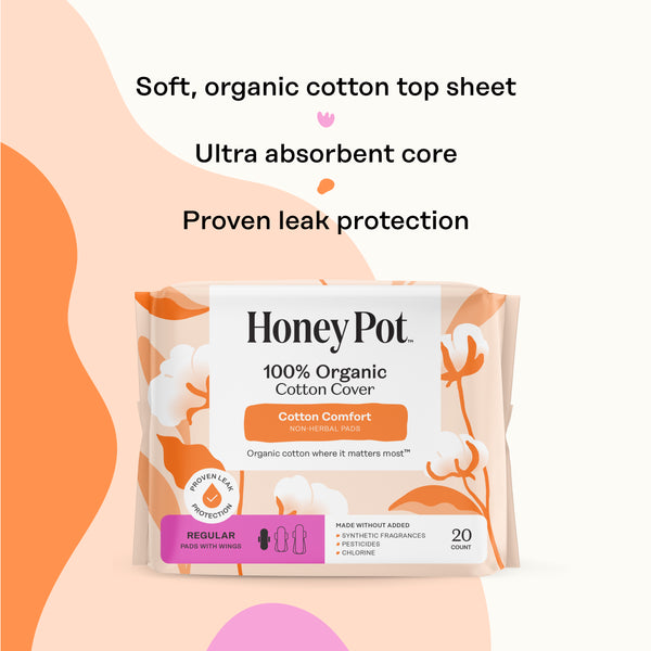 Organic Cotton Comfort Cover Regular Pads