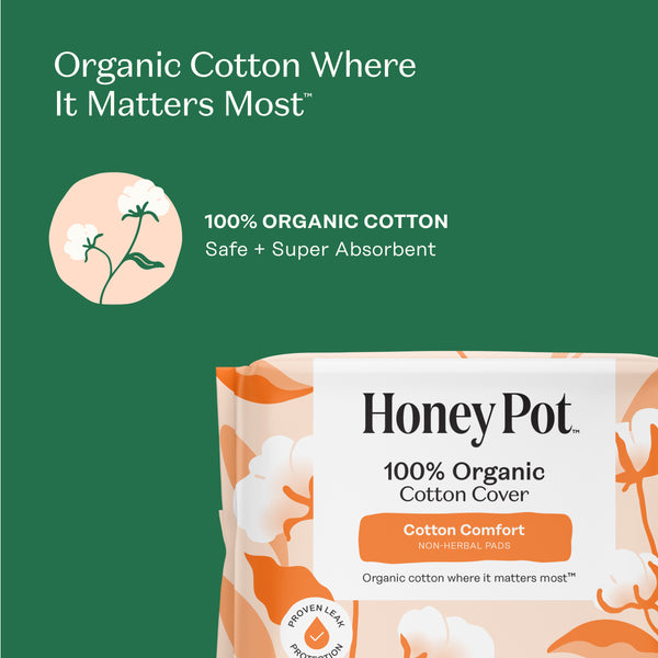 Organic Cotton Comfort Cover Regular Pads