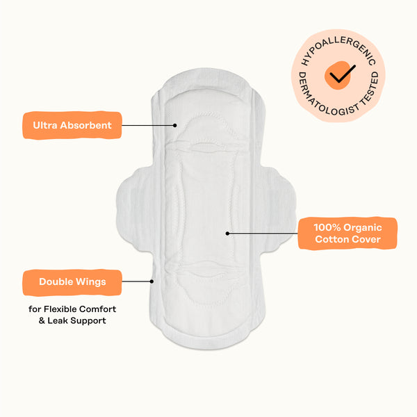 Organic Cotton Comfort Cover Regular Pads