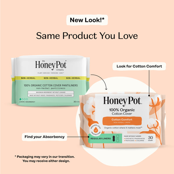Organic Cotton Comfort Cover Regular Liners