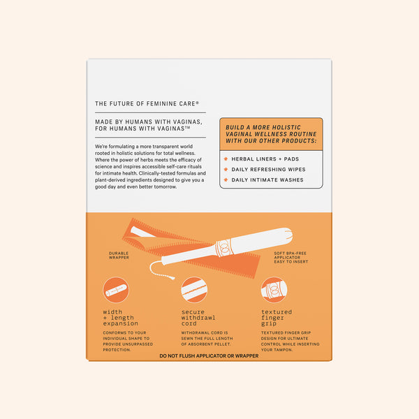 Organic Cotton Core Duo-Pack Tampons