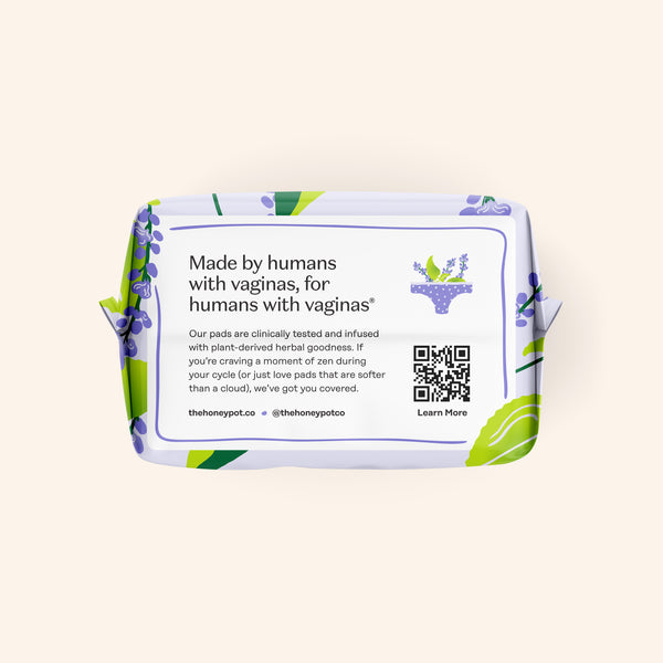 Organic Cotton Cover Calming Herbal Infusion Long Liners