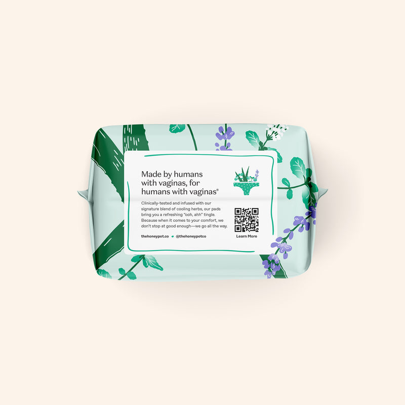 Organic Cotton Cover Cooling Herbal Infusion Heavy Flow Liners