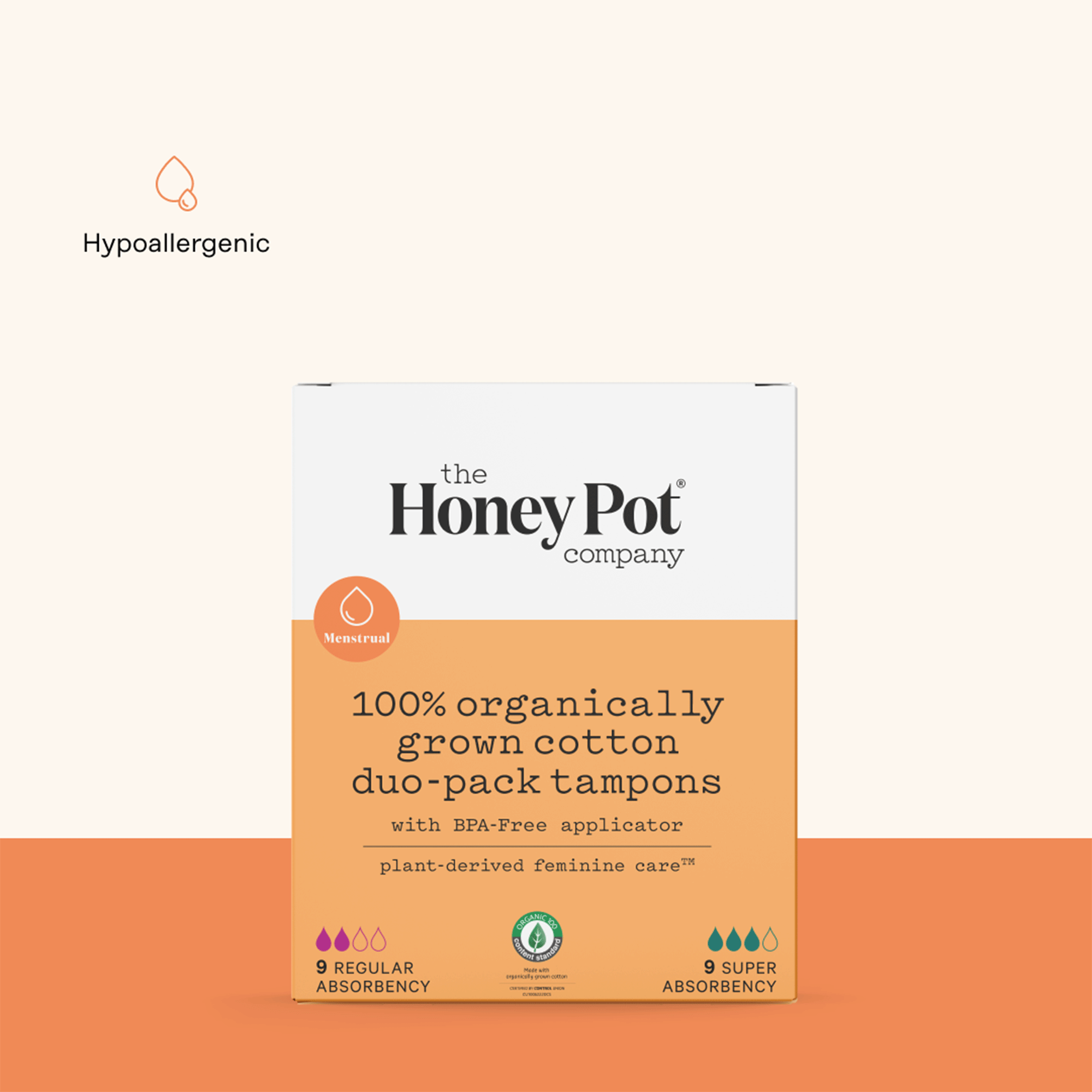 Natural Organic Tampon Variety Pack The Honey Pot The Honey Pot