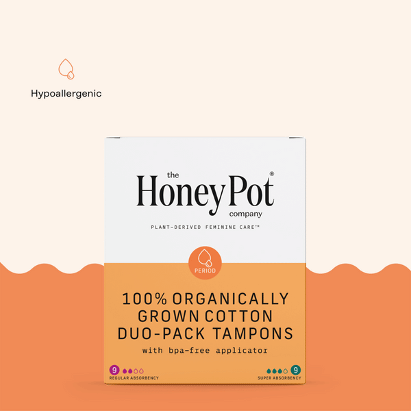 Organic Cotton Core Duo-Pack Tampons