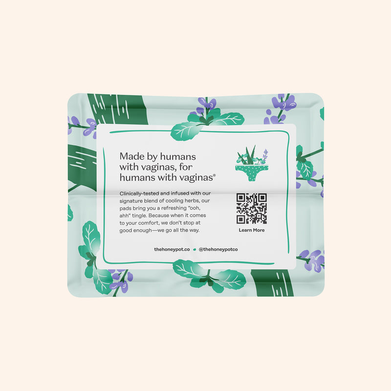 Organic Cotton Cover Cooling Regular Overnight Duo Pads