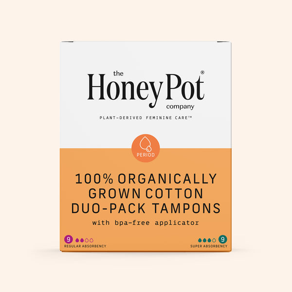 Organic Cotton Core Duo-Pack Tampons