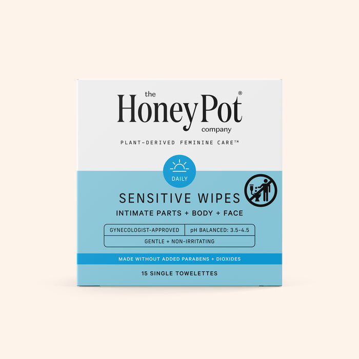 Sensitive Feminine Travel Wipes