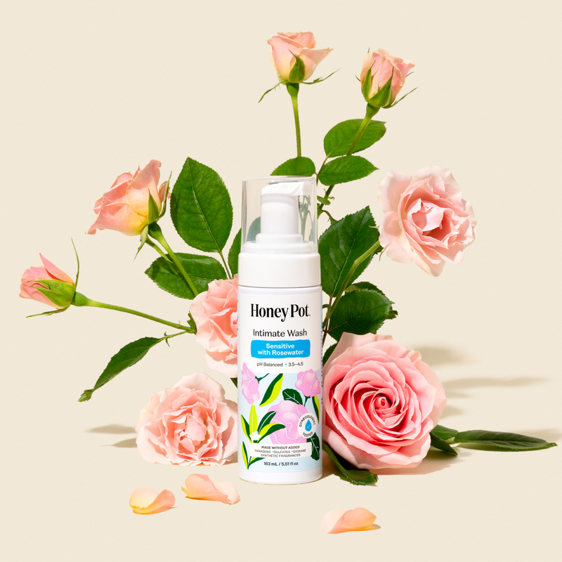 Bergamot Rose Feminine Wash | The Honey Pot Company The Honey Pot - Feminine Care Bergamot Rose Feminine Wash | The Honey Pot Company The Honey Pot - Feminine Care