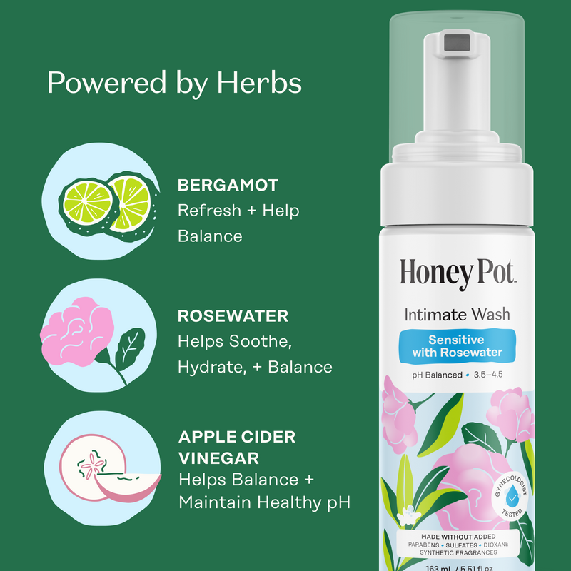 Sensitive with Rosewater Intimate Wash