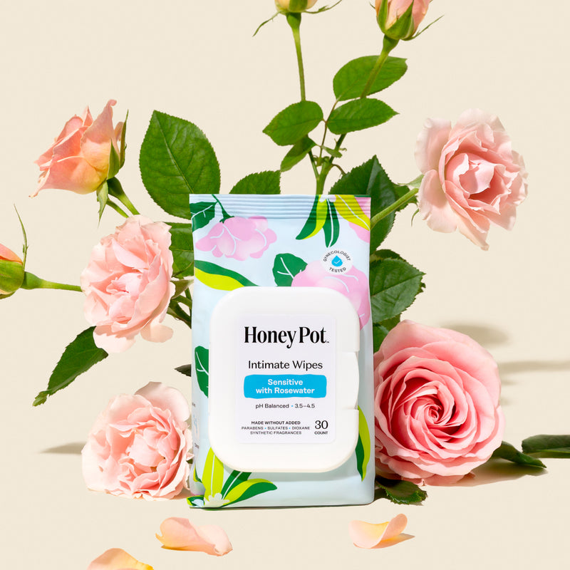 Sensitive with Rosewater Intimate Wipes