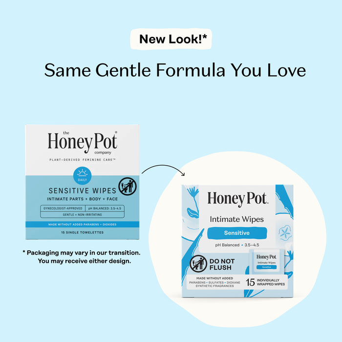 Sensitive Feminine Travel Wipes