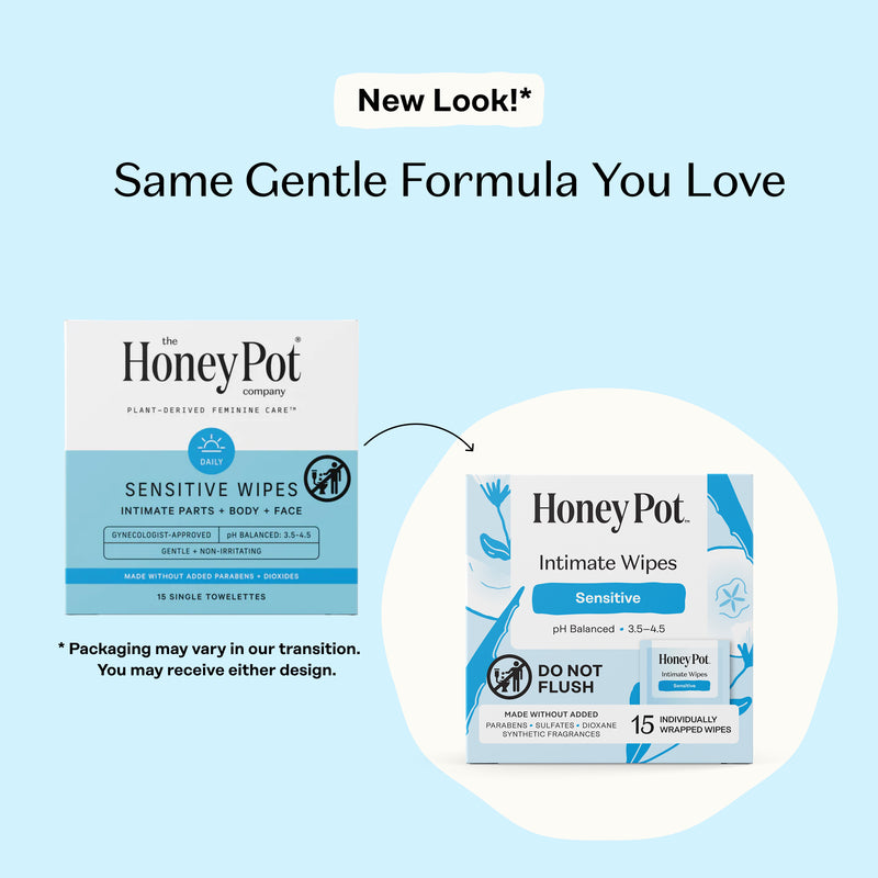 Sensitive Feminine Travel Wipes