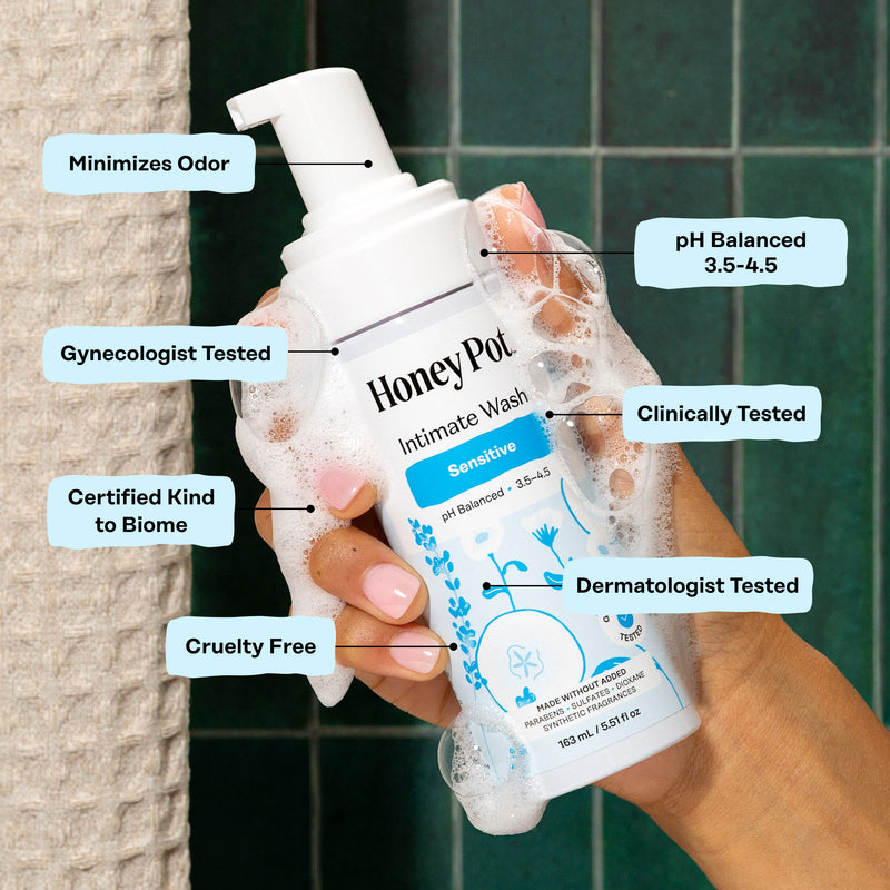 Intimate Cleanser for Sensitive Skin | The Honey Pot Company The Honey Pot - Feminine Care Intimate Cleanser for Sensitive Skin | The Honey Pot Company The Honey Pot - Feminine Care