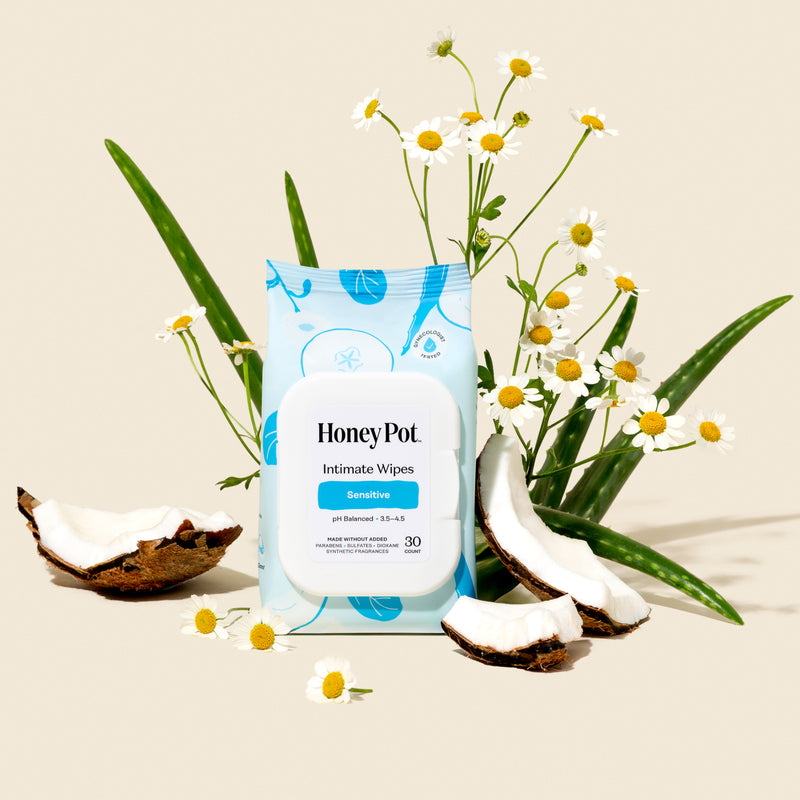 honey pot plant Sensitive Feminine Wipes | Female Hygiene Wipes – The Honey Pot