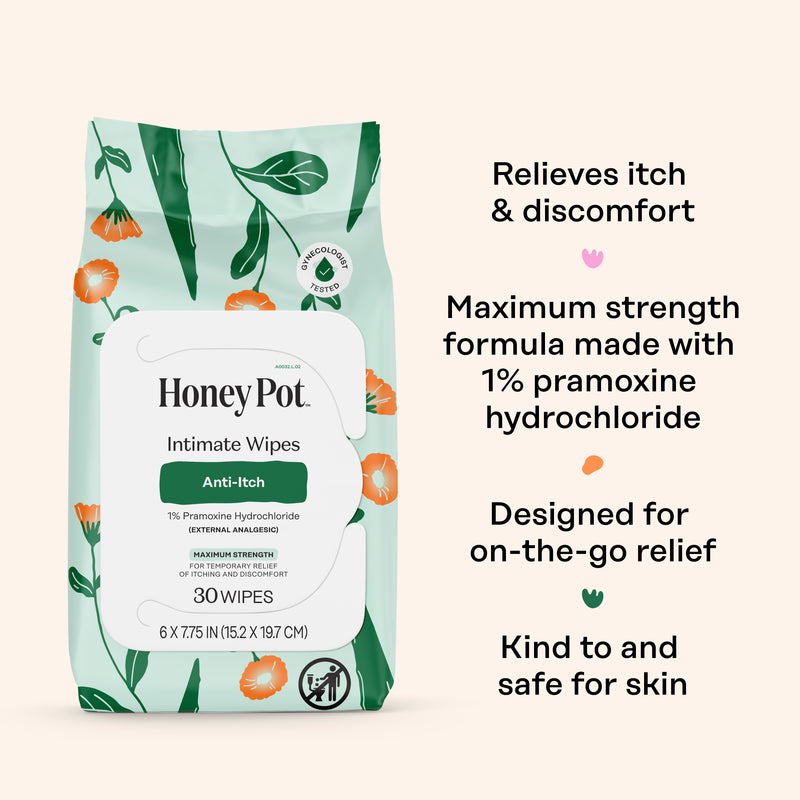Anti-Itch Intimate Wipes