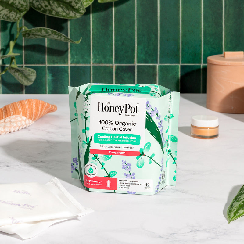 Organic Cotton Cover Post-Partum Pads