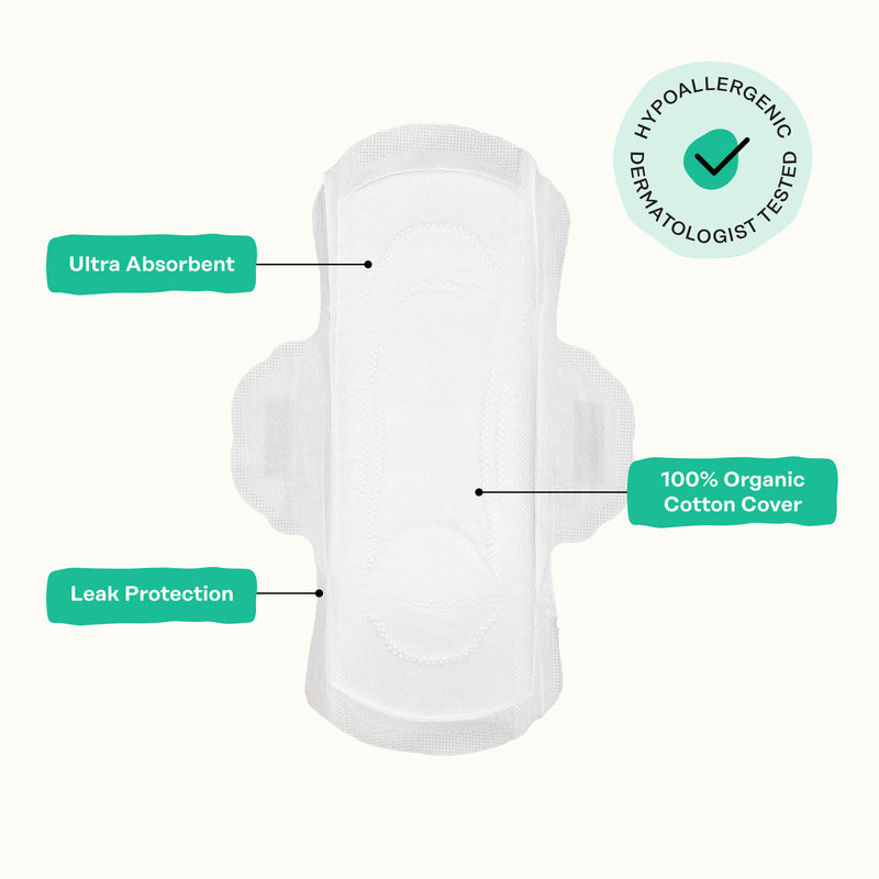 Incontinence Cooling Hebal Infusion 100% Organic Cotton Cover Liners