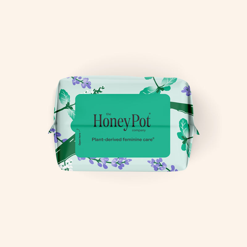 Organic Cotton Cover Cooling Herbal Infusion Heavy Flow Liners