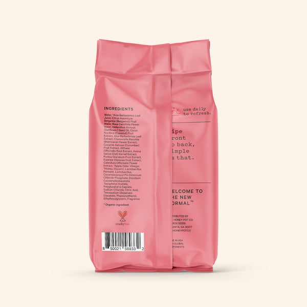 Bergamot Rose Wipes