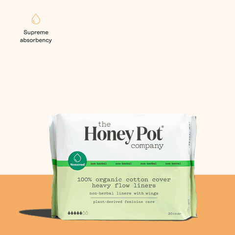 Honey Pot Herbal Heavy Flow Overnight Pads with Wings – The Honey Pot -  Feminine Care
