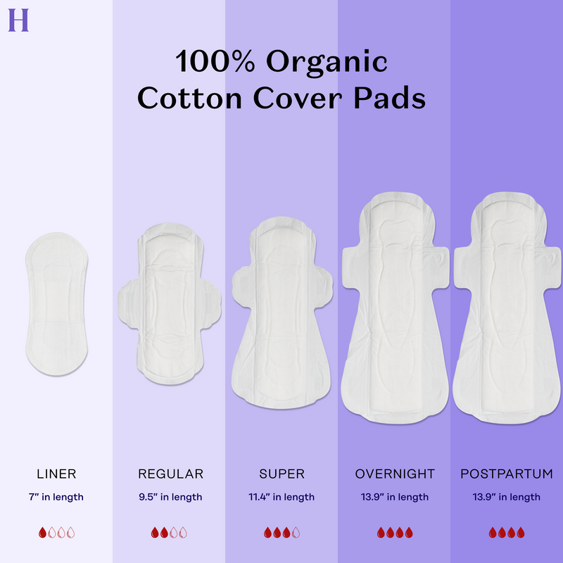 Organic Cotton Cover Post-Partum Pads